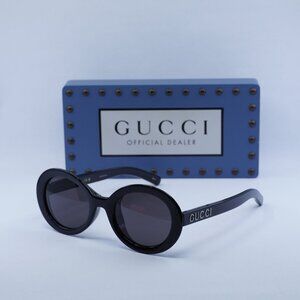 Final Price! Gucci GG1722SA 001 Black Grey Sunglasses